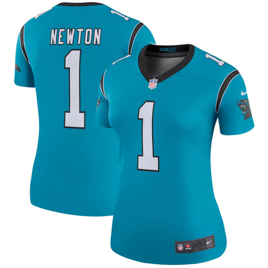 Women's Carolina Panthers Cam Newton Legend Jersey - Blue