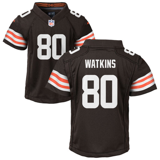 Austin Watkins Nike Cleveland Browns Youth Game Jersey - Brown