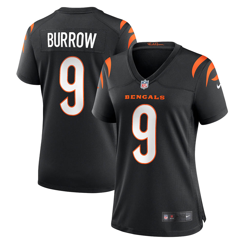 Women's Cincinnati Bengals Joe Burrow Game Jersey Black