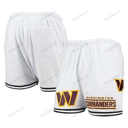 Washington Commanders Team Standard Mesh Shorts - White