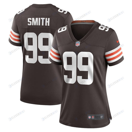 Za'Darius Smith 99 Cleveland Browns Women Team Game Jersey - Brown