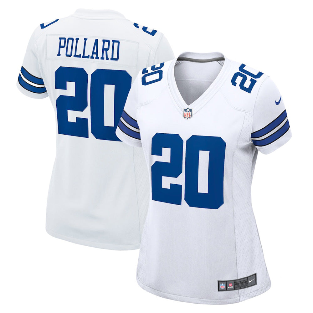 Women's Dallas Cowboys Tony Pollard Game Jersey - White