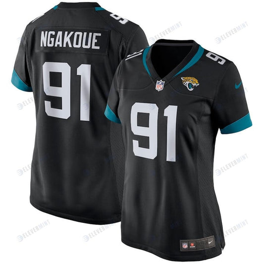 Yannick Ngakoue 91 Jacksonville Jaguars Women's Game Jersey - Black