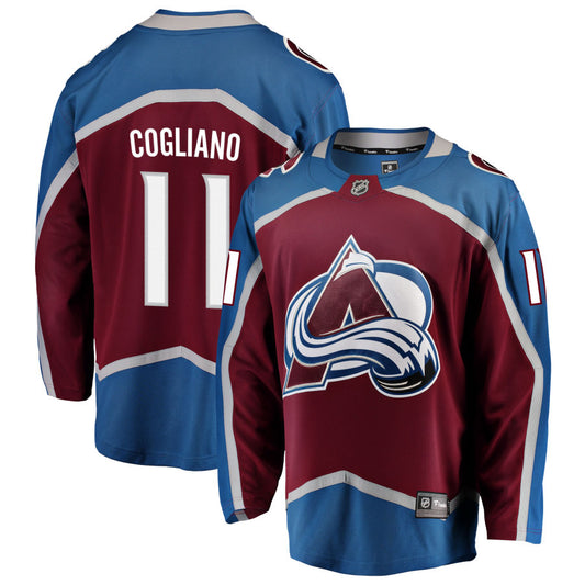 Andrew Cogliano Colorado Avalanche Fanatics Branded Home 2022 Stanley Cup Champions Breakaway Jersey - Burgundy