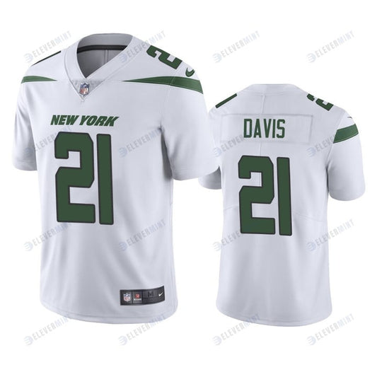 Ashtyn Davis 21 New York Jets White Vapor Limited Jersey