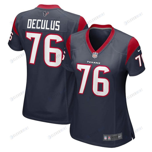 Austin Deculus Houston Texans Women's Game Player Jersey - Navy