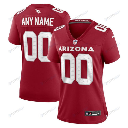 Arizona Cardinals Women Custom Game Jersey - Cardinal