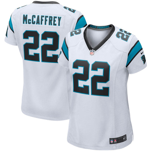 Women's Carolina Panthers Christian McCaffrey Game Player Jersey White